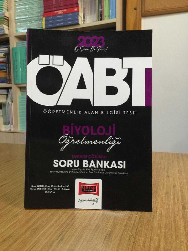 ÖABT 2023 Biyoloji Öğretmenliği Tamamı Çözümlü SORU BANKASI