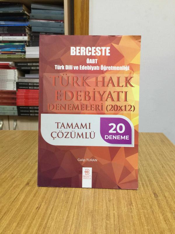 ÖABT Berceste Türk Dili ve Edebiyatı Öğretmenliği Türk Halk Edebiyatı 20 Deneme Çözümlü Birdem Yayıncılık (2.Baskı)