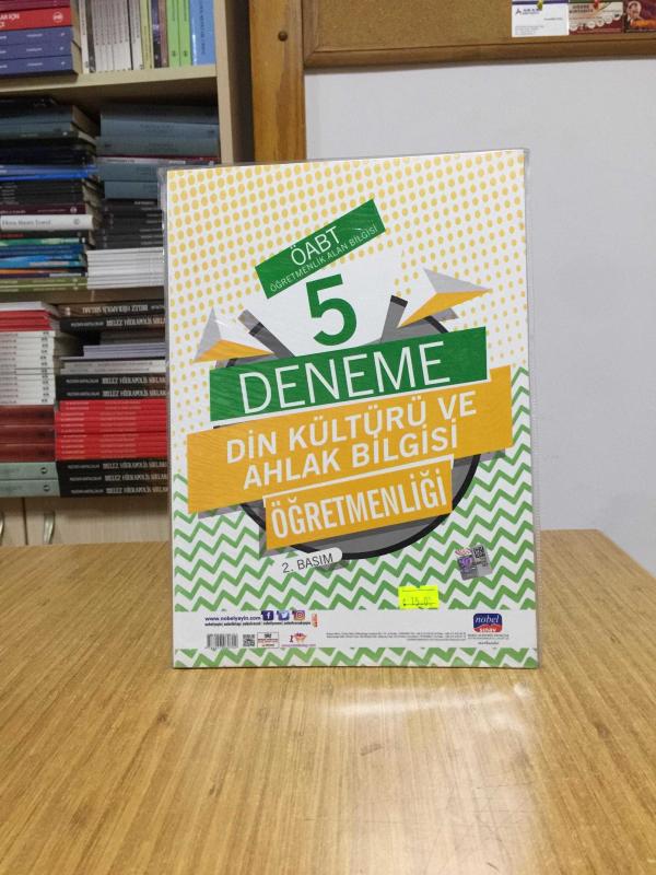 ÖABT Din Kültürü ve Ahlak Bilgisi Öğretmenliği Öğretmenlik Alan Bilgisi 5 Deneme Nobel Sınav Yayınları