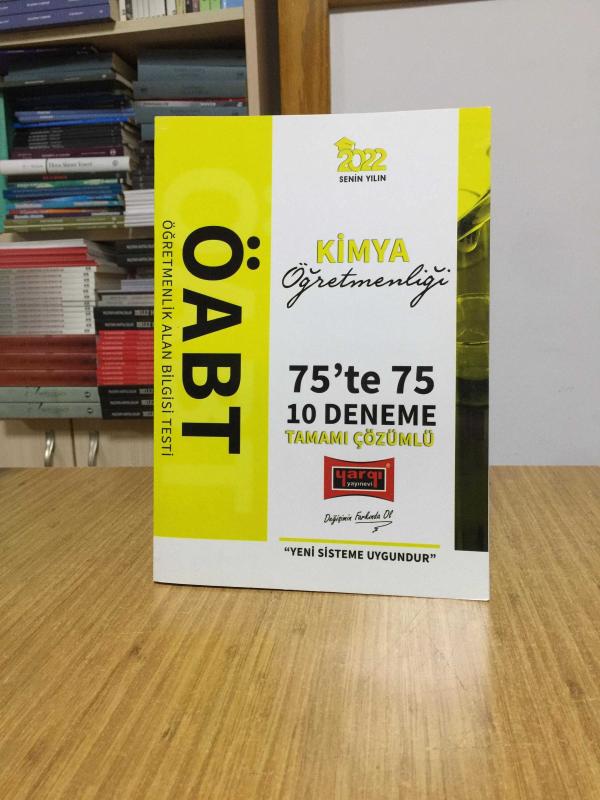 ÖABT Kimya Öğretmenliği 75`te 75 10 Deneme Çözümlü Yargı Yayınları
