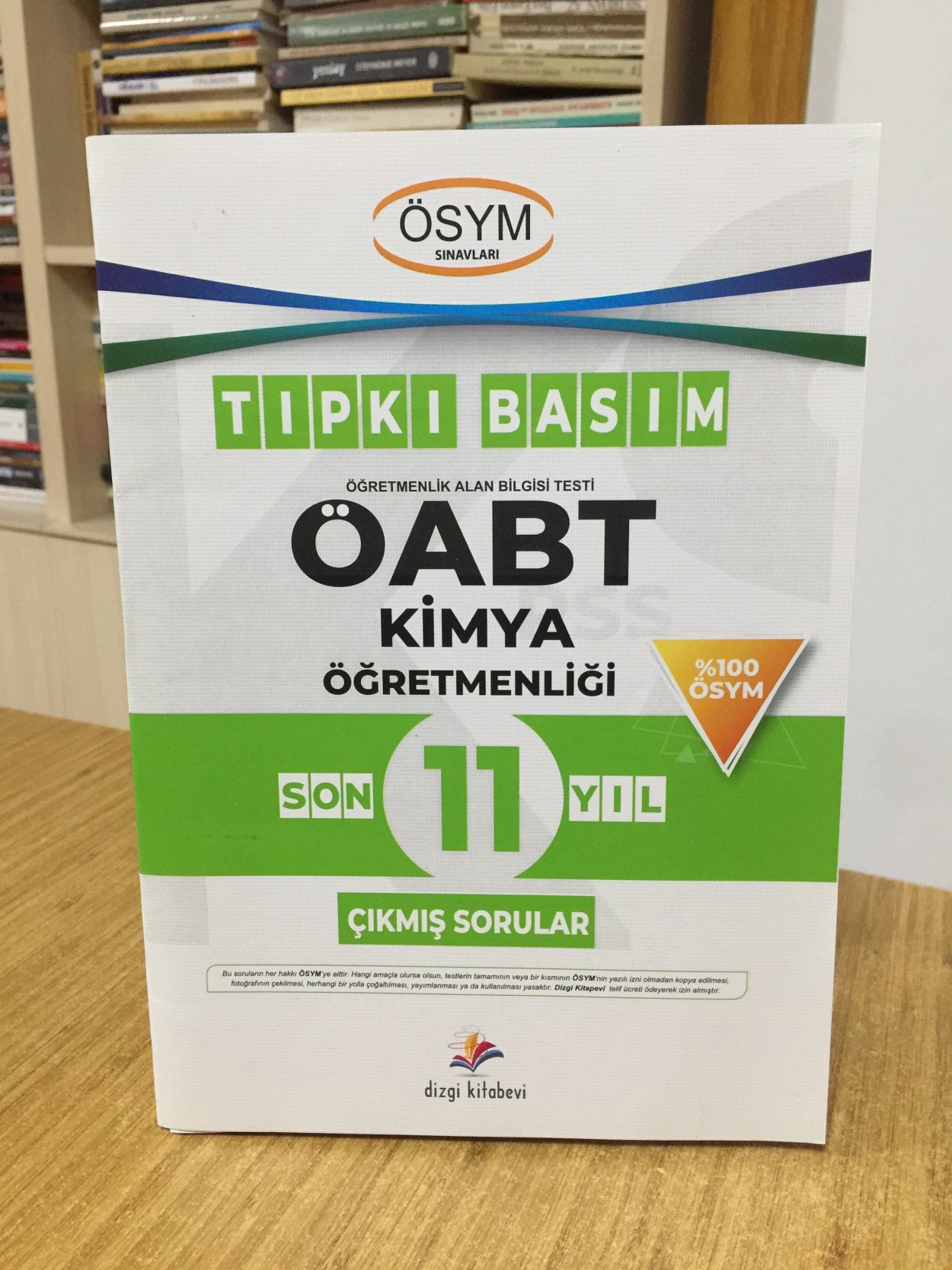 ÖABT Kimya Öğretmenliği Son 11 Yıl (2013-2023) Çıkmış Sorular Tıpkı Basım Fasiküller Halinde Dizgi Kitap