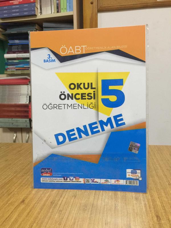 ÖABT Okul Öncesi Öğretmenliği 5 Deneme Nobel Sınav Yayınları