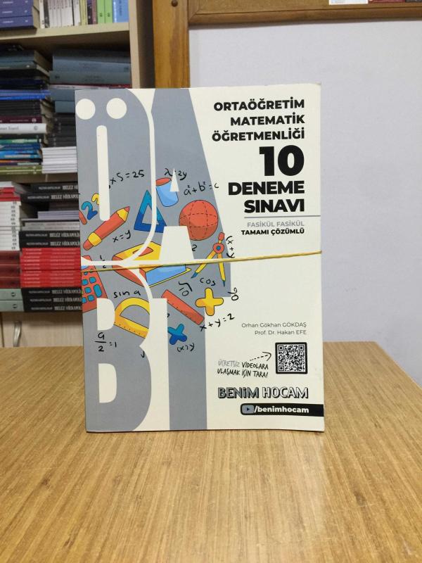 ÖABT Ortaöğretim Matematik Öğretmenliği Tamamı Çözümlü 10 Fasikül Deneme Sınavı Benim Hocam Yayınları