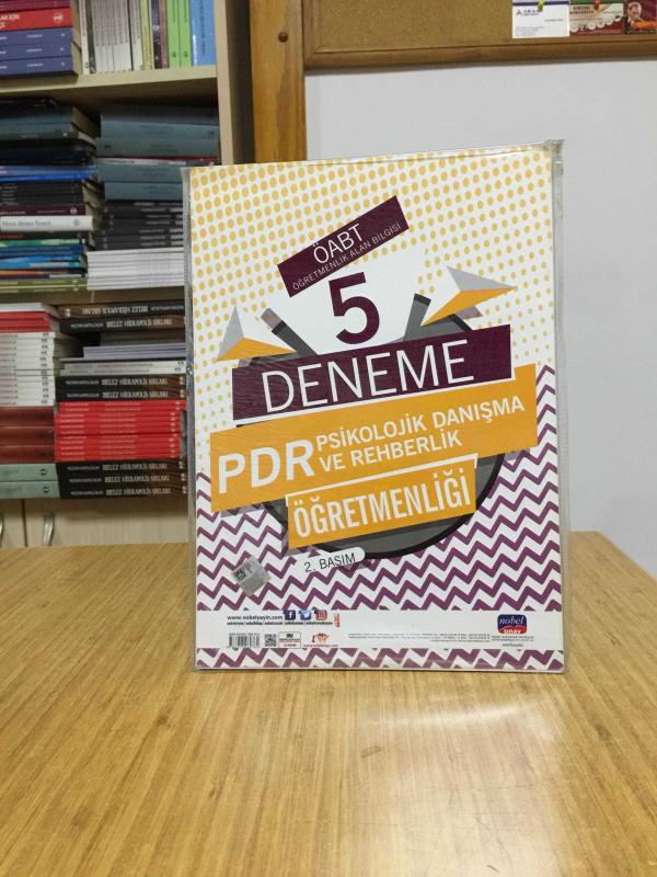ÖABT PDR Psikolojik Danışma ve Rehberlik Öğretmenliği Öğretmenlik Alan Bilgisi 5 Deneme Nobel Sınav Yayınları