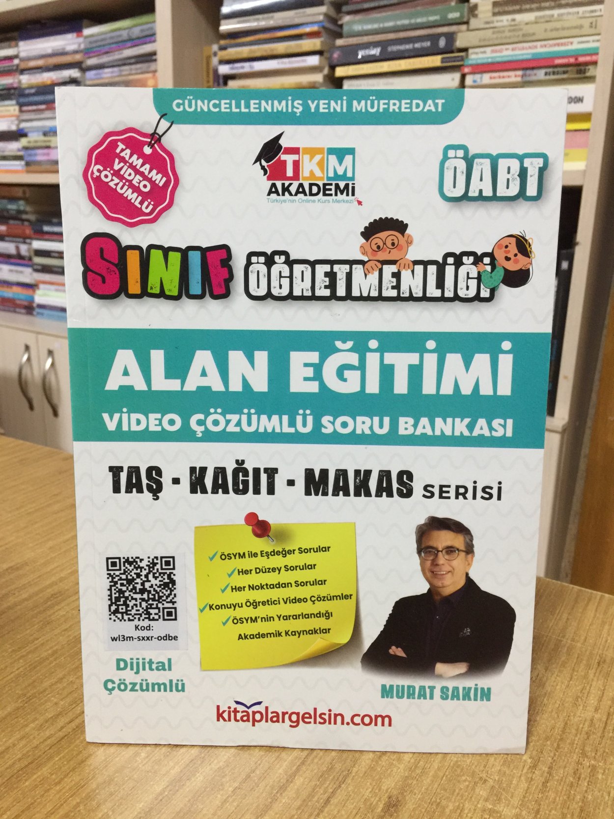 ÖABT Sınıf Öğretmenliği Alan Eğitimi Soru Bankası Video Çözümlü TKM Akademi