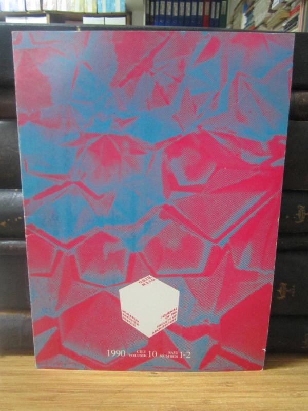 ODTÜ Mimarlık Fakültesi Dergisi / METU Journal of the Faculty of Architecture - Cilt 10 Sayı 1-2 - Yıl 1990
