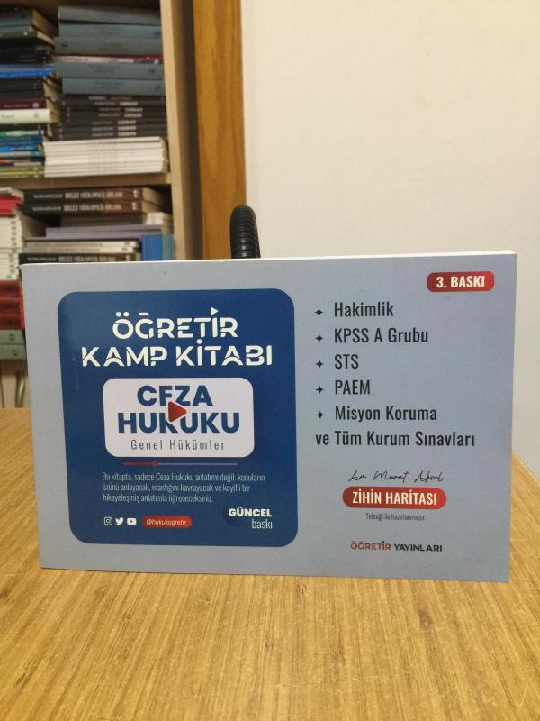 Öğretir Kamp Kitabı Ceza Hukuku Öğretir Yayınları 3.Baskı