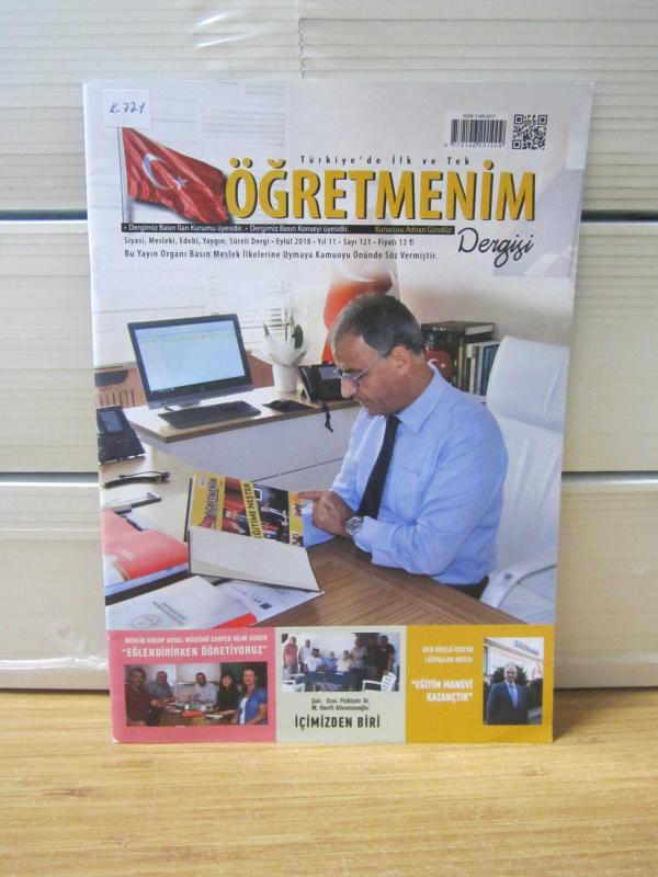 ÖĞRETMENİM DERGİSİ - Sayı 121 - Eylül 2018