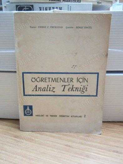 Öğretmenler İçin Analiz Tekniği