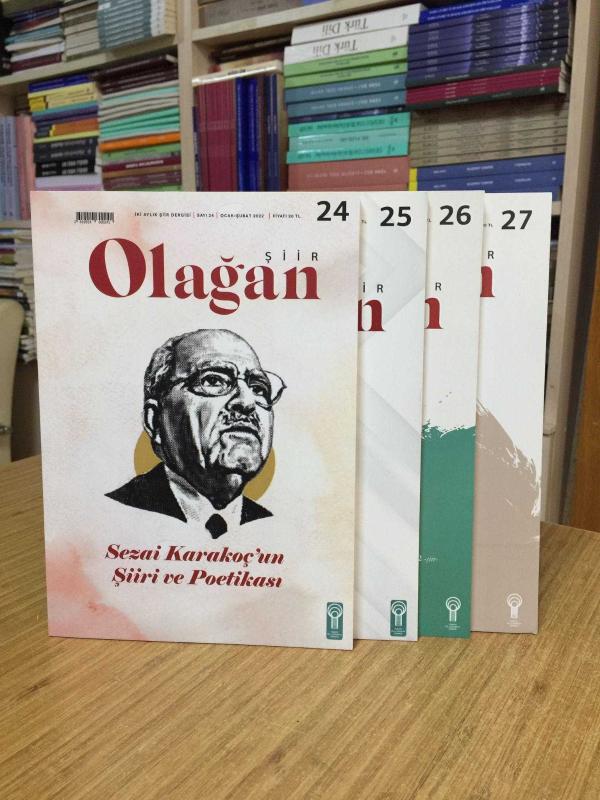 Olağan Şiir Dergisi - 2022 Yılı 4 Sayı TAKIM (Sayılar: 24-25-26-27) Türkiye Dil ve Edebiyat Derneği