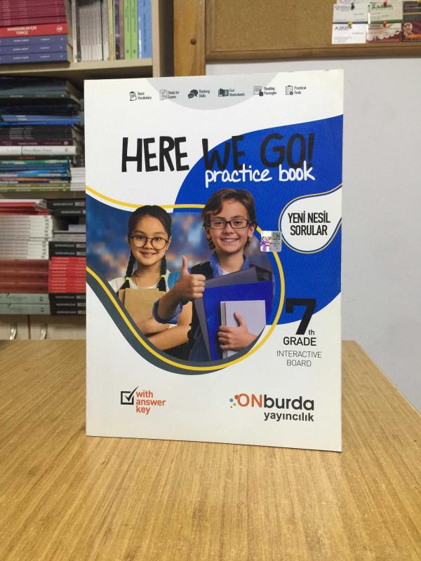 ONburda Yayınları 7. Sınıf Here We Go Practice Book
