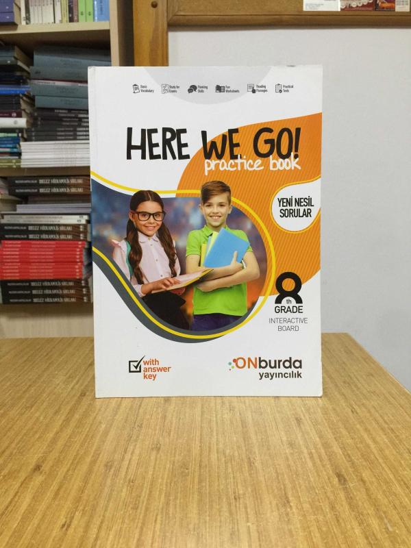 ONburda Yayınları 8. Sınıf Here We Go Practice Book