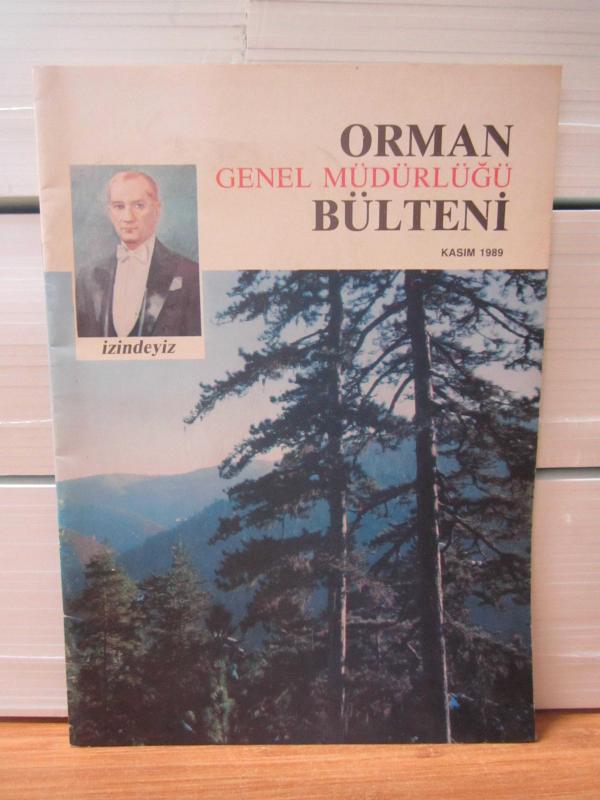 Orman Genel Müdürlüğü Bülteni - Kasım 1989