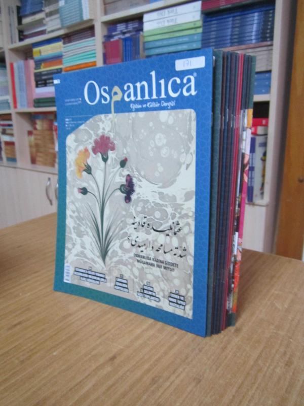 OSMANLICA Eğitim ve Kültür Dergisi - 2020 Yılı Tüm Sayılar TAKIM (Sayılar: 77-88 ve Arası)