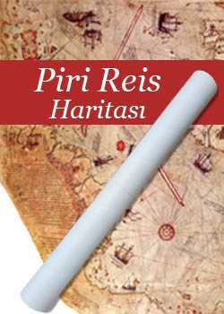 Piri Reis Haritası Posteri (Kutulu)