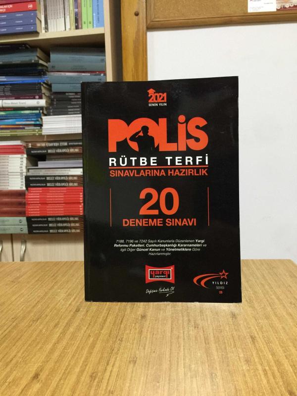 Polis Rütbe Terfi Sınavlarına Hazırlık 20 Deneme Sınavı Yargı Yayınları