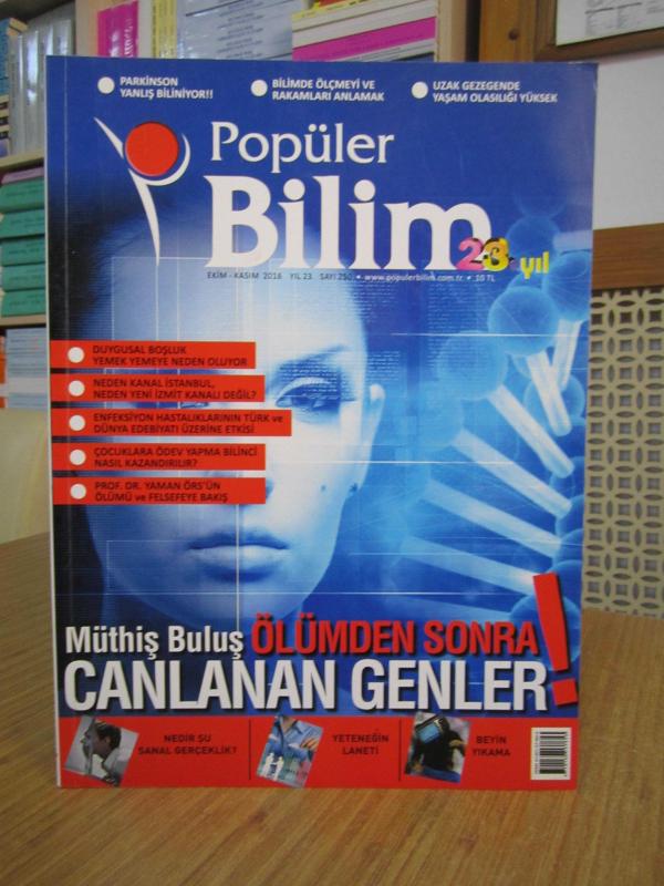 Popüler Bilim Dergisi - Ekim Kasım 2016 - Sayı 250