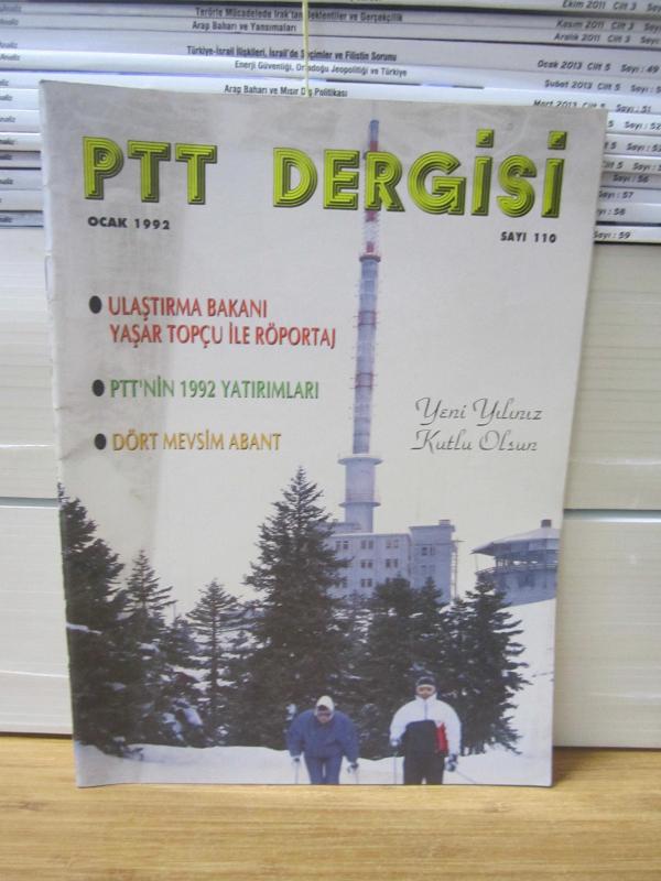 PTT Dergisi - Sayı 110 - Ocak 1992