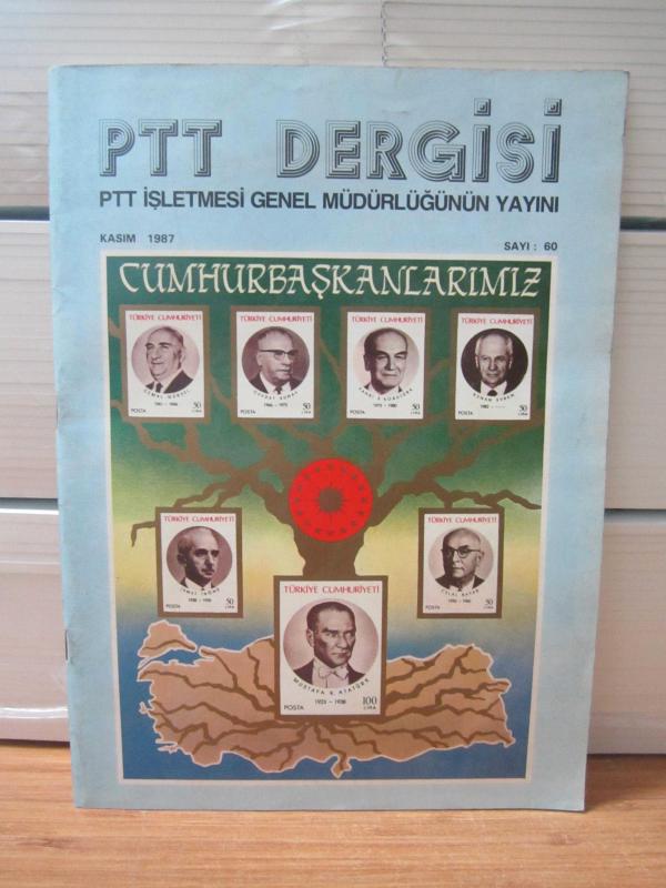 PTT Dergisi - Sayı 60 - Kasım 1987