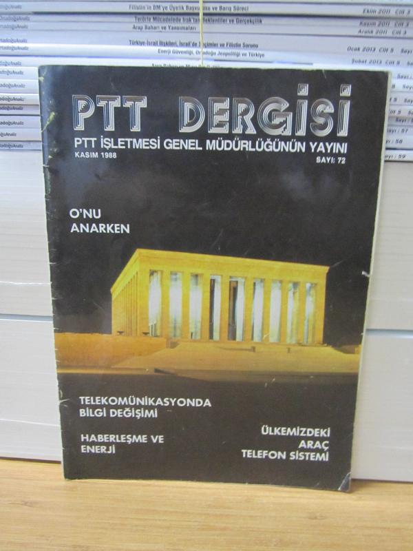 PTT Dergisi - Sayı 72 - Kasım 1988