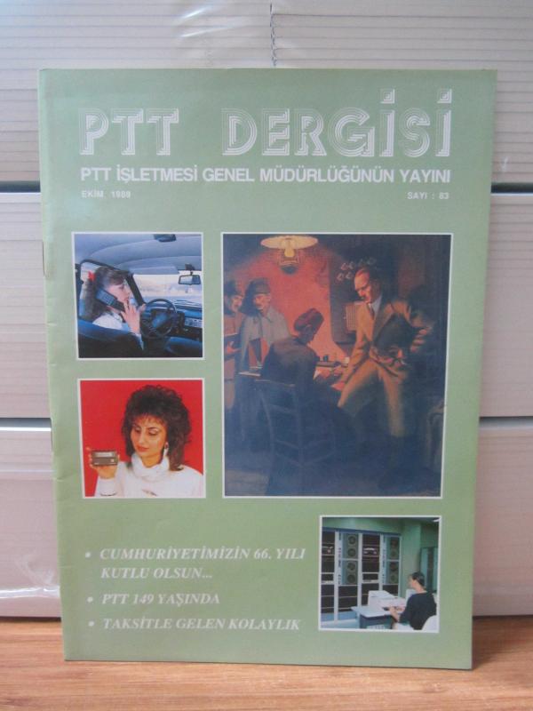 PTT Dergisi - Sayı 83 - Ekim 1989
