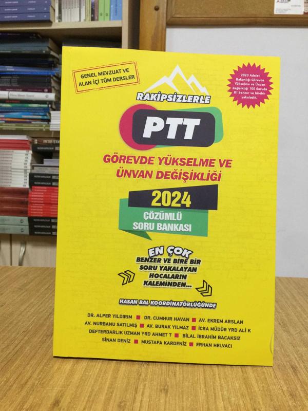 PTT Görevde Yükselme ve Ünvan Değişikliği Çözümlü Soru Bankası Rakipsiz Uzem