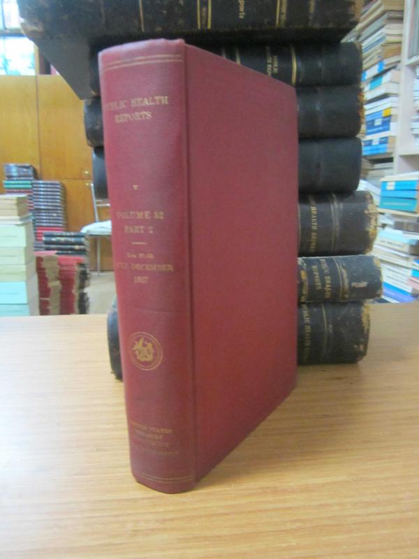 Public Health Reports by The United States Public Health Service - Vol 52 - Part 2 (July December 1937)