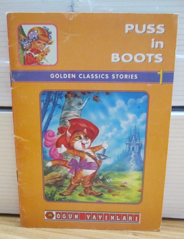 Puss in Boots Golden Classics Stories 1 - Öpücük içinde Bot Ayakkabı - Altın Klasik Hikayeleri