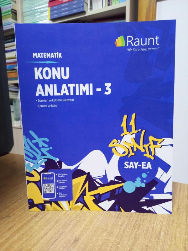 RAUNT - 11. Sınıf SAY-EA MATEMATİK Konu Anlatımı 3 (Denklem ve Eşitsizlik Sistemleri - Çember ve Daire)