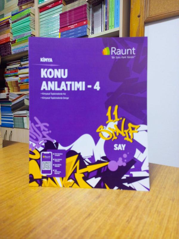 RAUNT - 11. Sınıf SAY KİMYA Konu Anlatımı 4 (Kimyasal Tepkimelerde Hız - Kimyasal Tepkimelerde Denge)