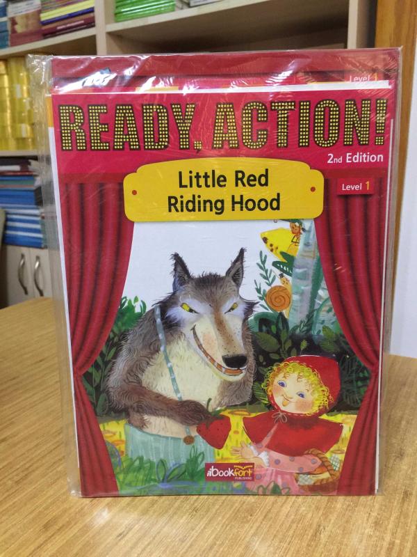 Ready Action Level 1 Little Red Riding Hood with Workbook & Stickers Bookfort Publishing