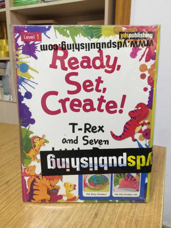 Ready Set Create Level 1 T-Rex and Seven Little Dinos with Activity Books & Stickers YDS Publishing