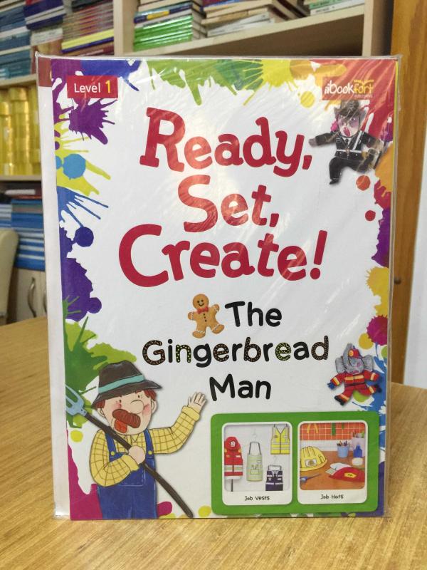 Ready Set Create Level 1 The Gingerbread Man with Activity Books & Stickers YDS Publishing