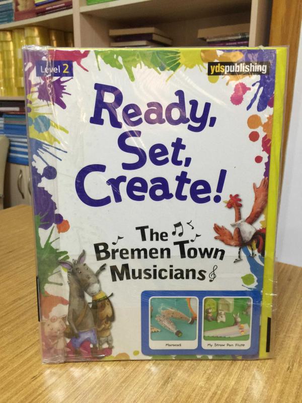 Ready Set Create Level 2 The Bremen Town Musicians with Activity Books & Stickers YDS Publishing