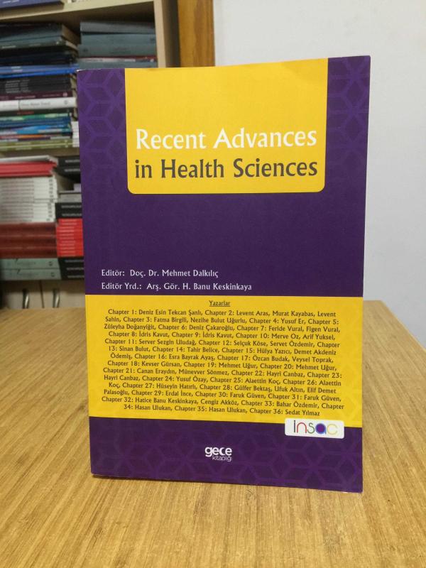 Recent Advances in Health Sciences (2020)