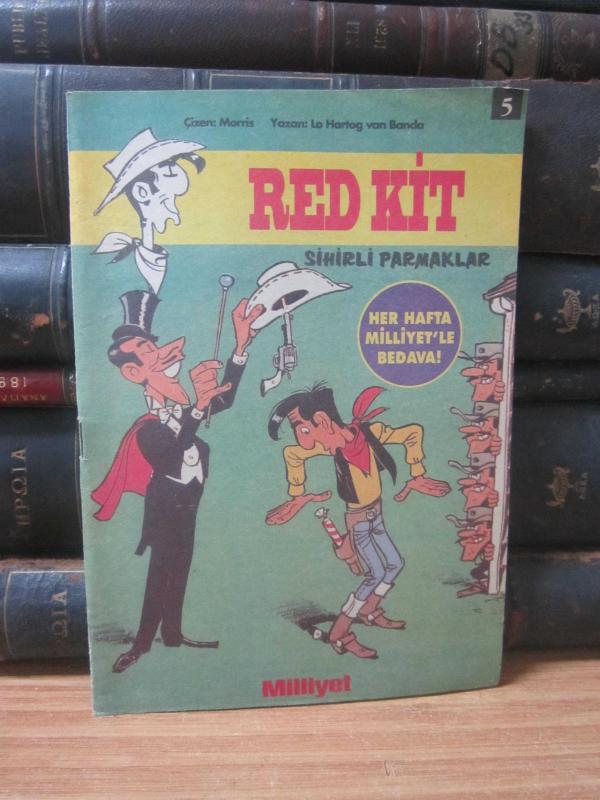Red Kit - Sayı 5 Sihirli Parmaklar - Yıl 1994 ( Milliyet Gazetesi )