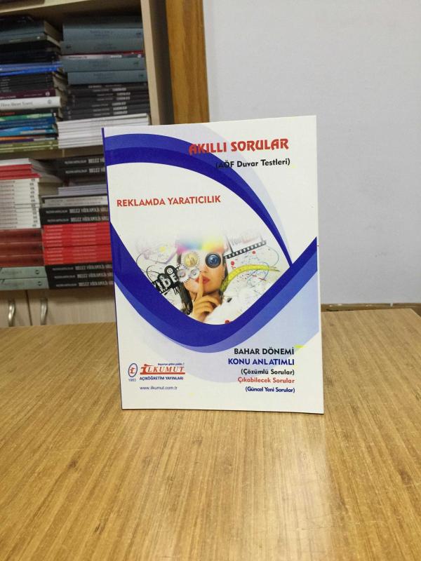 Reklamda Yaratıcılık Akıllı Sorular AÖF Duvar Testleri / İlkumut Açıköğretim Yayınları