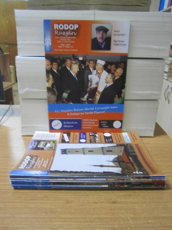 RODOP RÜZGARI Dergisi - 2015 Yılı 11 Farklı Sayı TAKIM (71-82 ve Arası Sayılar Mevcut - 77.Sayı Eksik)