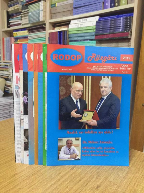 RODOP RÜZGARI Dergisi - 2019 Yılı 8 Sayı TAKIM (Sayılar: 119-120-121-122-123-124-129-130)