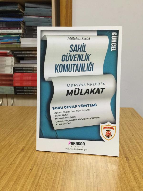 Sahil Güvenlik Komutanlığı Mülakat Kitabı Paragon Yayıncılık