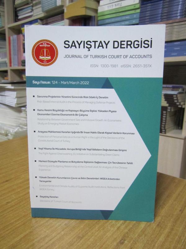 Sayıştay Dergisi - Sayı 124 - Mart 2022