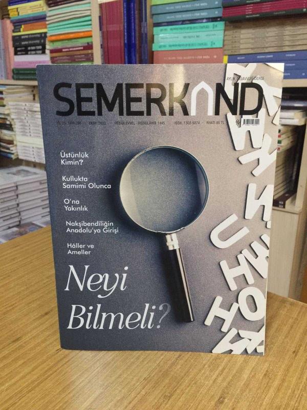 SEMERKAND Aylık Tasavvufi Dergi - Sayı 241 - Ocak 2019