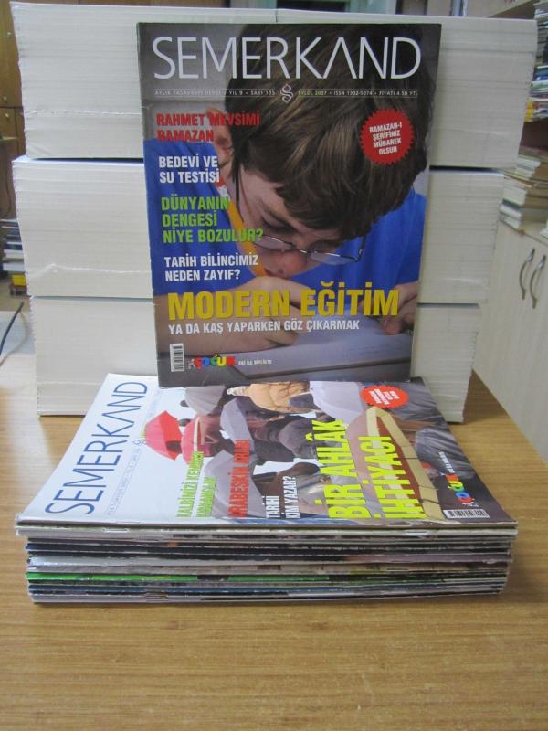 SEMERKAND Aylık TASAVVUFİ Dergisi - Eylül 2007-Nisan 2009 ve Arası Yayınlanan 19 Farklı Sayı TAKIM (Sayılar Açıklamada)
