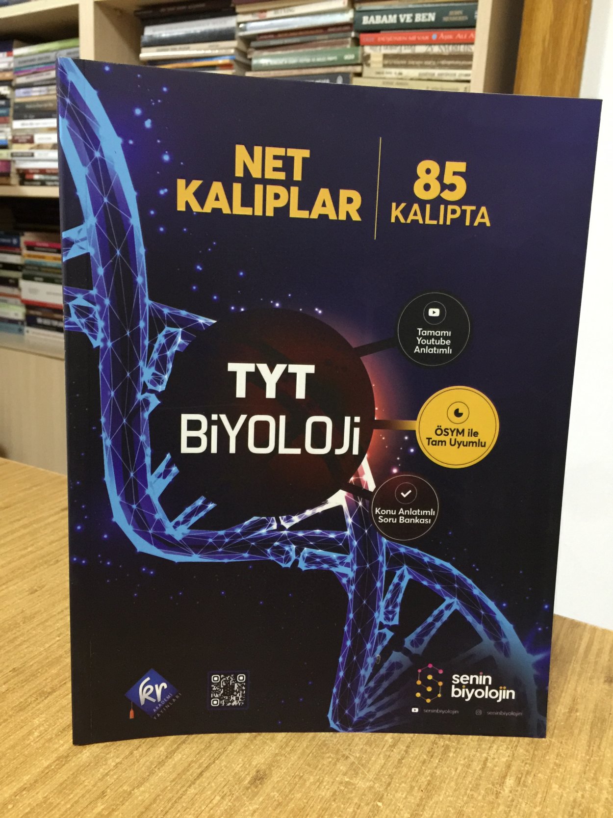 Senin Biyolojin Net Kalıplar TYT Biyoloji Konu Anlatımlı Soru Bankası KR Akademi