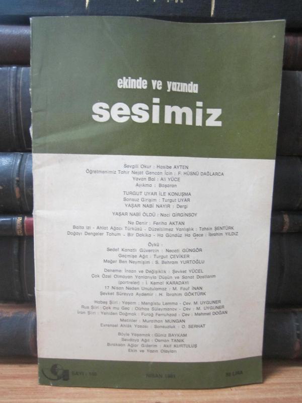 Sesimiz Dergisi - Sayı 140 - Nisan 1981