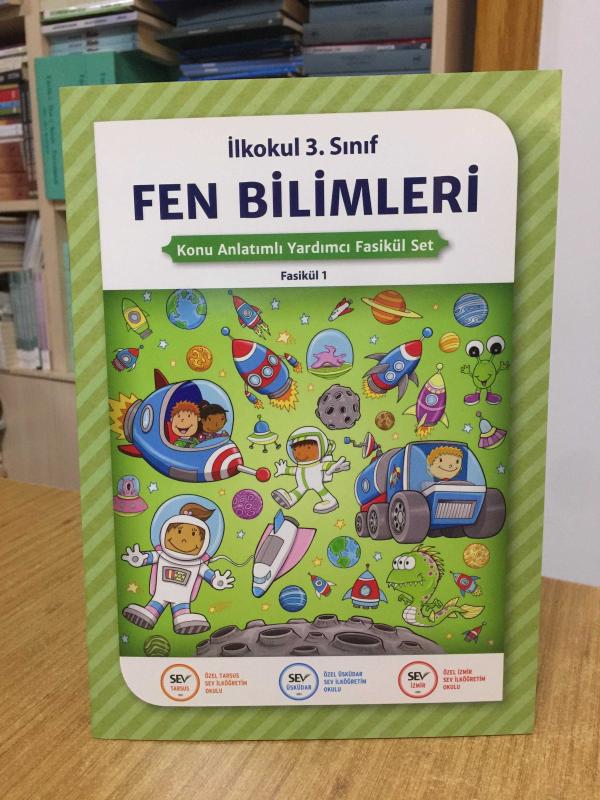 SEV Okulları İlkokul 3. Sınıf FEN BİLİMLERİ Konu Anlatımlı Yardımcı Fasikülleri / Ödev Fasikülleri Fasikül 1