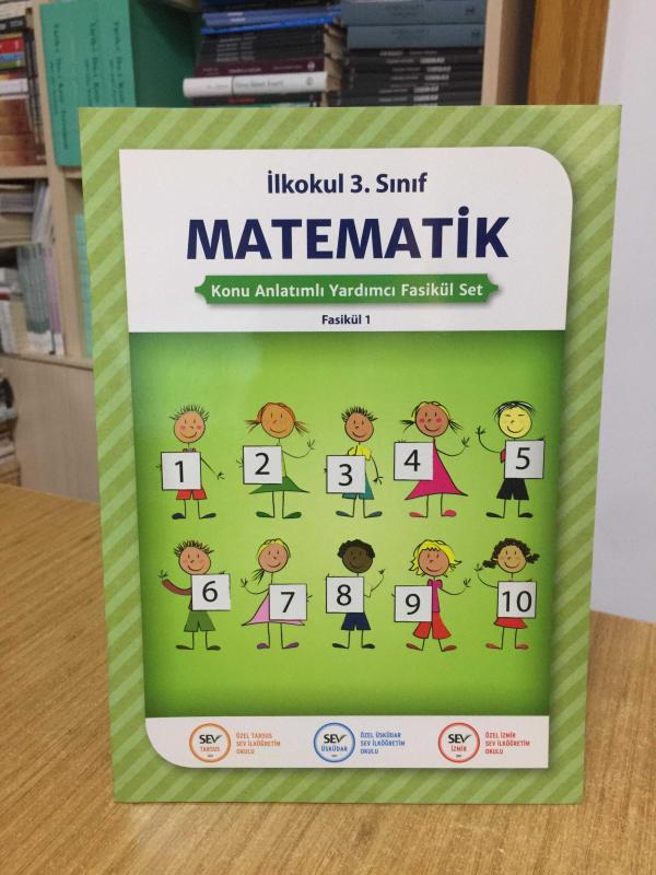 SEV Okulları İlkokul 3. Sınıf MATEMATİK Konu Anlatımlı Yardımcı Fasikülleri / Ödev Fasikülleri Fasikül 1