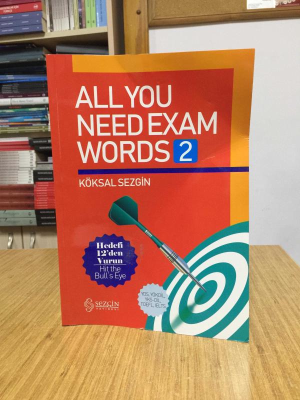 Sezgin All You Need Exam Words 2 Sezgin Yayınevi