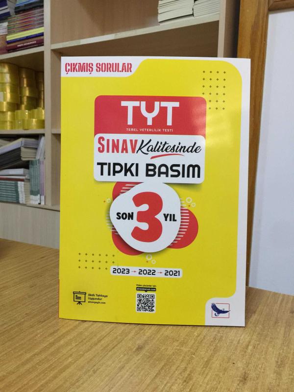 Sınav Kalitesinde TYT Son 3 Yıl Tıpkı Basım Çıkmış Soru ve Çözümleri Sınav Yayınları
