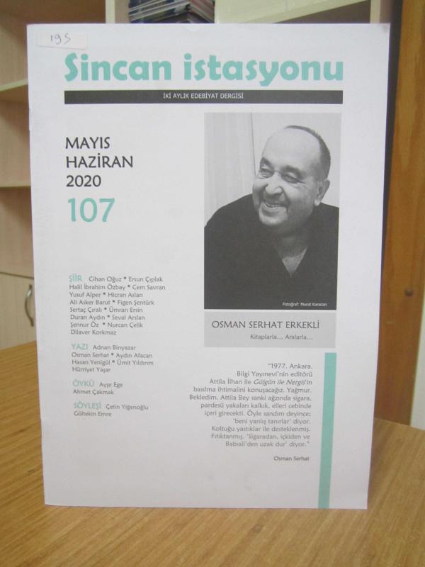 SİNCAN İSTASYONU Dergisi - Sayı 107 - Mayıs Haziran 2020